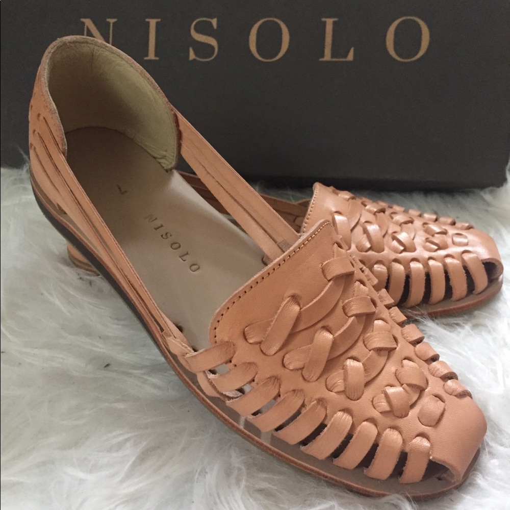 Nisolo Ecuador Huarache Sandal Natural (size 7)